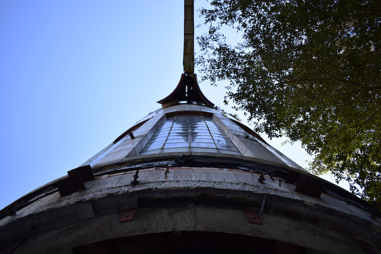The historic S.H. Kress & Co. Art Deco building in Tampa, Florida, showcasing intricate architectural details.